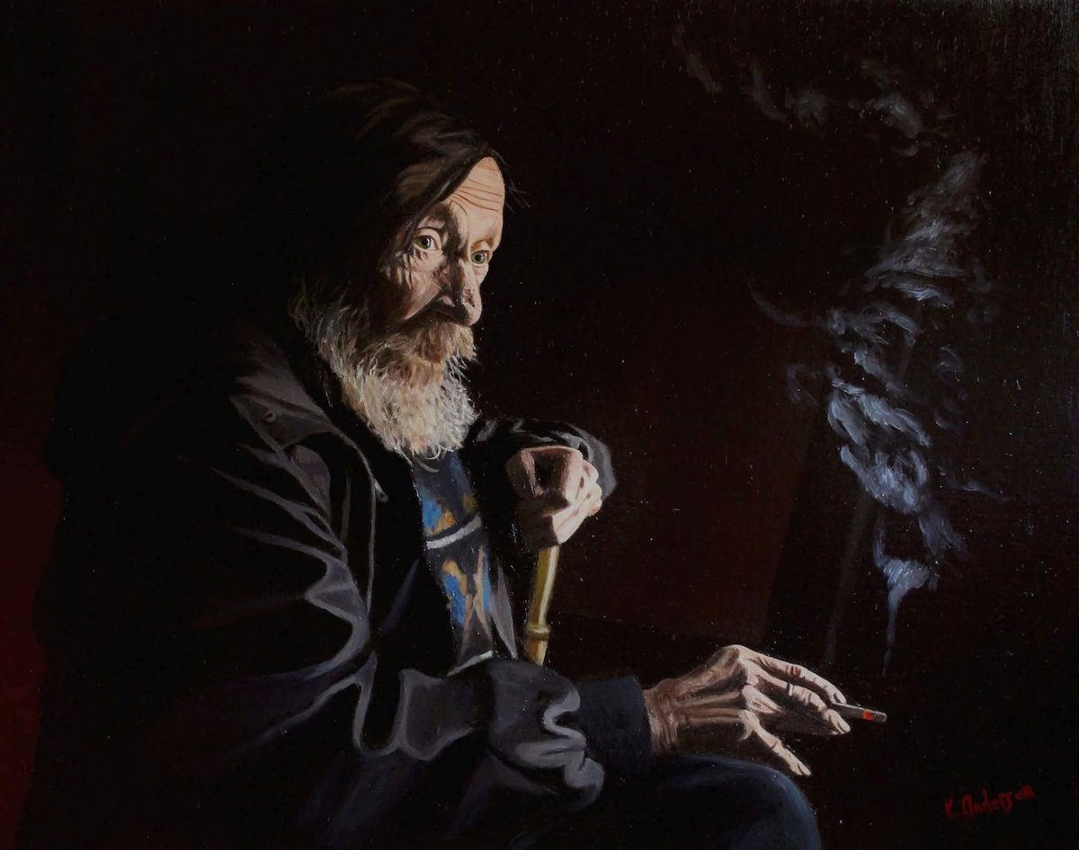 A portrait I was commissioned to paint back in 2020, of well known Cork artist Willie Harrington.

Sadly Willie passed away on Monday at the age of 85.