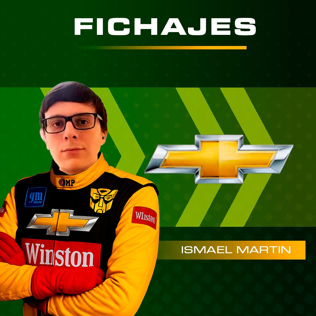 SimProjectX (@simprojectx) on Twitter photo 🚨ACTUALIZACIÓN BOMBA💥
Lo de Joel Valero era falso. Chevrolet acaba de anunciar oficialmente a su nuevo piloto: Ismael Martín (<a href="/Isma_Martin17/">Ismael Martín</a>)
📸 El equipo americano pone fin a los rumores y confía en Ismael para liderar su nuevo proyecto.
#SimProjectX 🚨ACTUALIZACIÓN BOMBA💥
Lo de Joel Valero era falso. Chevrolet acaba de anunciar oficialmente a su nuevo piloto: Ismael Martín (<a href="/Isma_Martin17/">Ismael Martín</a>)
📸 El equipo americano pone fin a los rumores y confía en Ismael para liderar su nuevo proyecto.
#SimProjectX