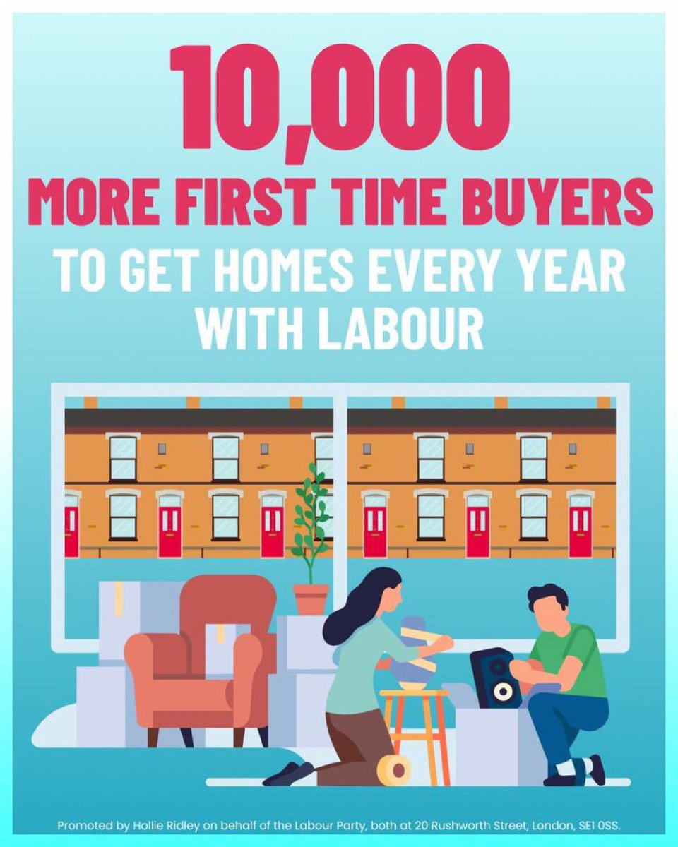 justinmadders's tweet image. 🏡 In Ellesmere Port & Bromborough, too many are locked out of homeownership.
Labour’s new Freedom to Buy plan will help 10,000 more first-time buyers a year across the country — with just a
Let’s get Britain building — and buying — again. 🧱🔑