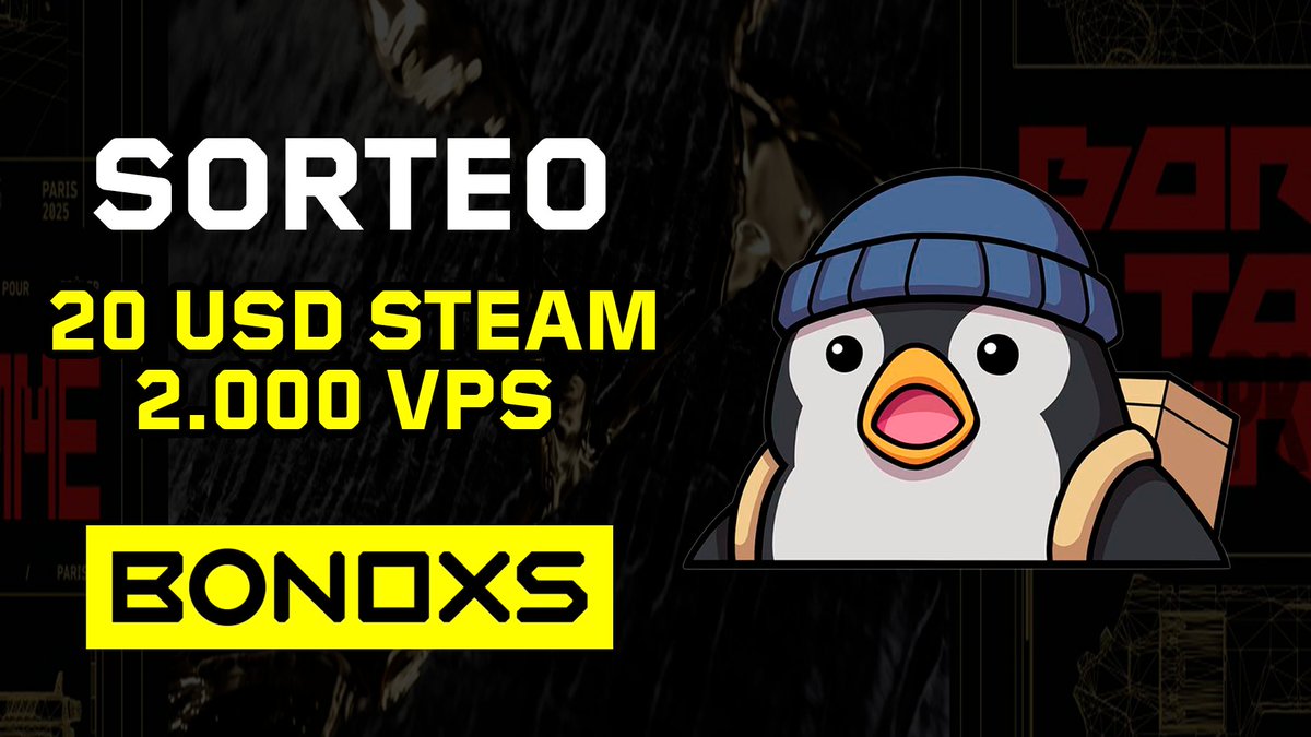 Eze Severi (@ezeseveri) on Twitter photo SORTEO 20 USD STEAM - 2.000 VALORANT POINTS
Requisitos:
🔺Seguirme en Youtube.com/@ezeseveri
🔺Seguir <a href="/bonoxs_latam/">BONOXS LATAM</a>
🔺@ un amigo y RT este Tweet
El sorteo se hará el sábado 19/07 a la tarde en twitch.tv/EzeSeveri y deberá cumplir todos los requisitos SORTEO 20 USD STEAM - 2.000 VALORANT POINTS
Requisitos:
🔺Seguirme en Youtube.com/@ezeseveri
🔺Seguir <a href="/bonoxs_latam/">BONOXS LATAM</a>
🔺@ un amigo y RT este Tweet
El sorteo se hará el sábado 19/07 a la tarde en twitch.tv/EzeSeveri y deberá cumplir todos los requisitos