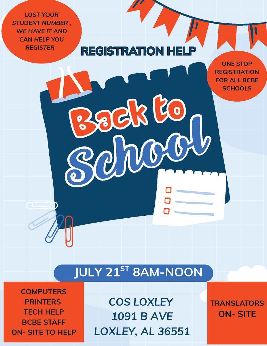MAKE PLANS TO ATTEND THIS EVENT: Grateful for Grandparents registration assistance will take place July 21, 8am-noon.  Volunteers will be on-site to assist families who may need help retrieving student numbers for SchoolMint, translators, and support for new students to the area.