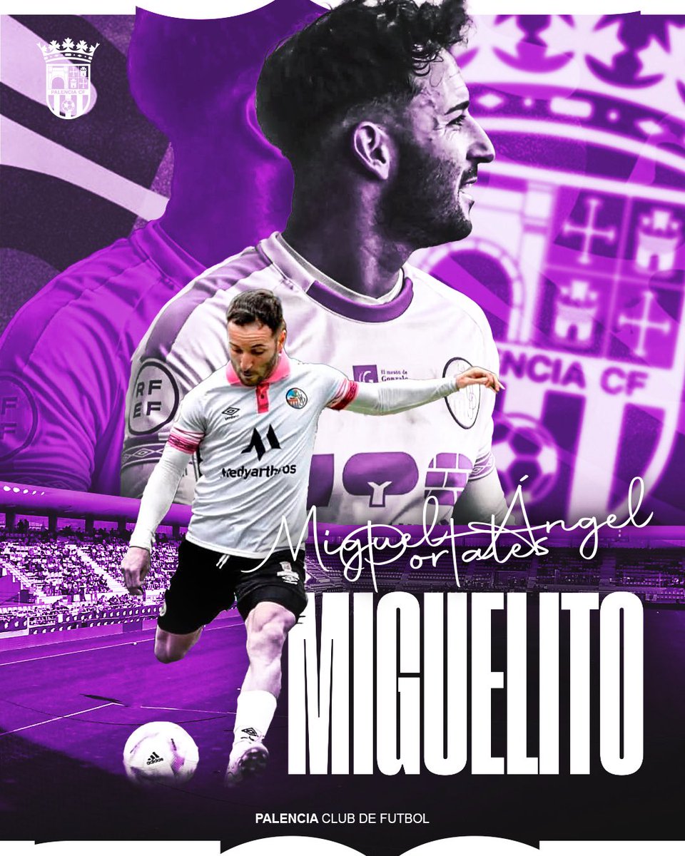 🖊️ OFICIAL | Miguelito es nuevo jugador del Palencia CF

🔒 Lateral derecho con experiencia en Segunda RFEF
📈 Ascensos con Salamanca CF UDS y Linares Deportivo
💪 Seguridad, recorrido y veteranía para la banda

💜 ¡Bienvenido a La Balastera, Miguelito!

#PalenciaCF