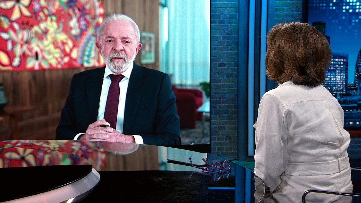 amanpour's tweet image. Exclusive: President Trump wasn’t elected “to be the emperor of the world,” Brazil’s President Lula tells me, in the face of massive tariff threats over the prosecution of Jair Bolsonaro and more. Our full interview airs 2pm Brasilia time on @cnni and tonight in the US on @PBS