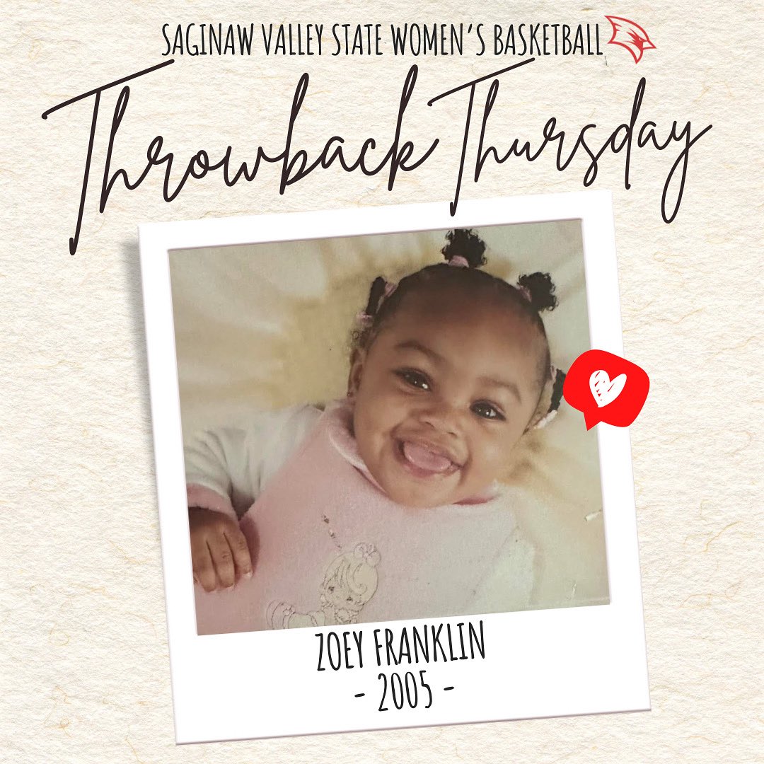 svsuwbb's tweet image. Throw Back Thursday🥹
Zoey Franklin | Social Media Manager
#LIFT | #ThrowbackThursday | #GoCards | #SVSUWBB