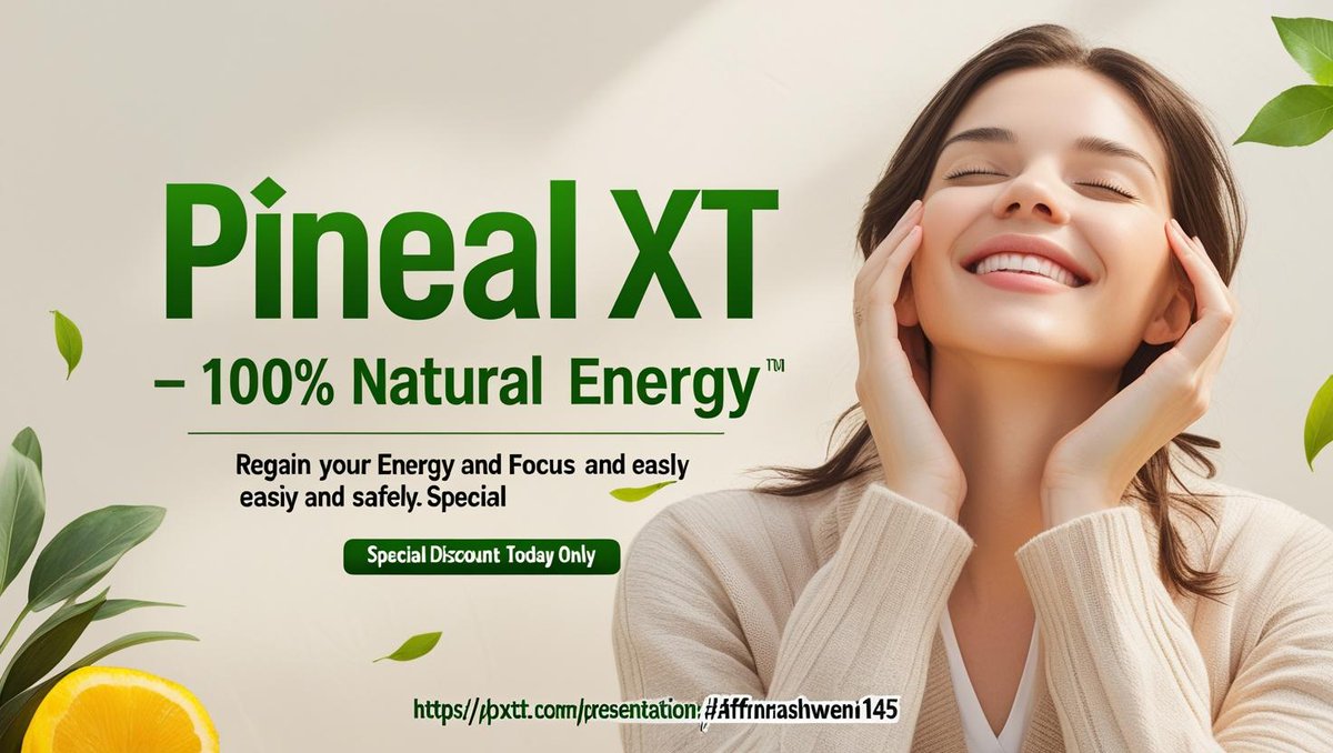 nshwan_amr's tweet image. 🔥 هل تشعر بالتعب والإرهاق طوال اليوم؟
🌿 جرّب Pineal XT - المكمل الطبيعي 100% لتنشيط الجسم وصفاء الذهن!
💪 استعد طاقتك وتركيزك بسهولة وأمان.
🎯 خصم خاص اليوم فقط!
👉 اطلب الآن من هنا:
pxt.pinealxt.com/ds/presentatio…