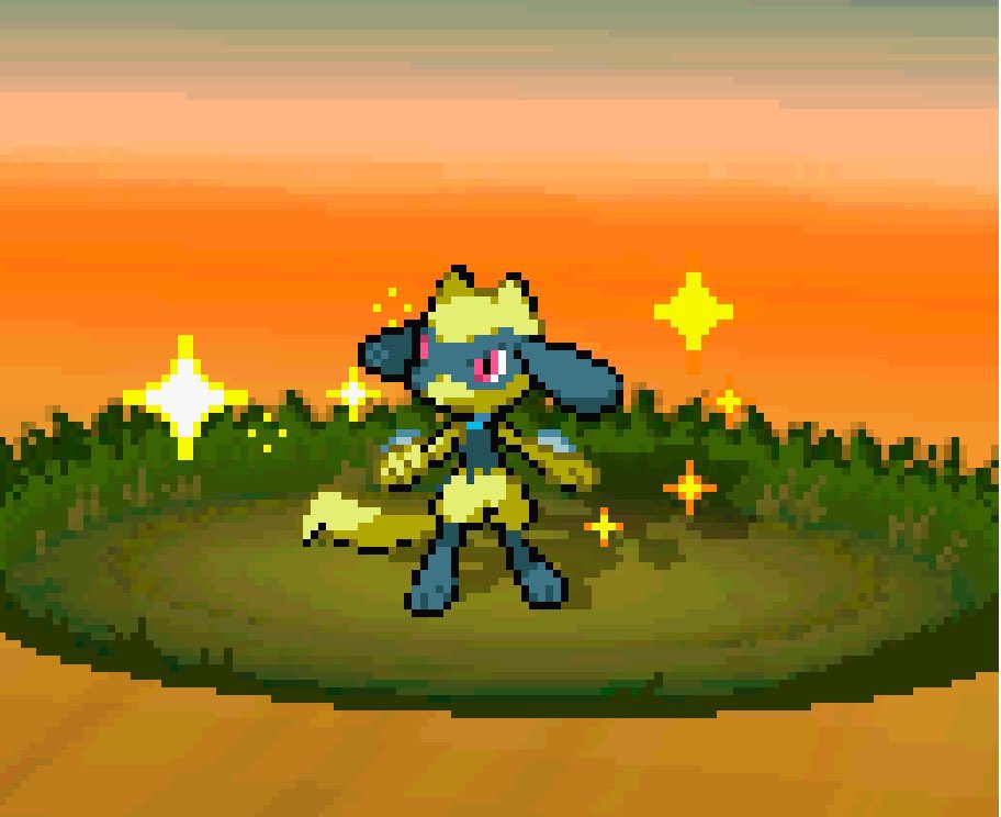 sprites_pkmn's tweet image. Riolu, from Pokemon Black 2 and White 2 (2012)