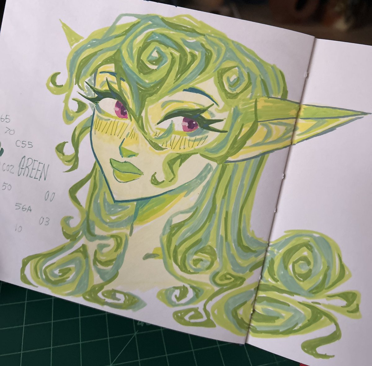 Mynotar's tweet image. Green