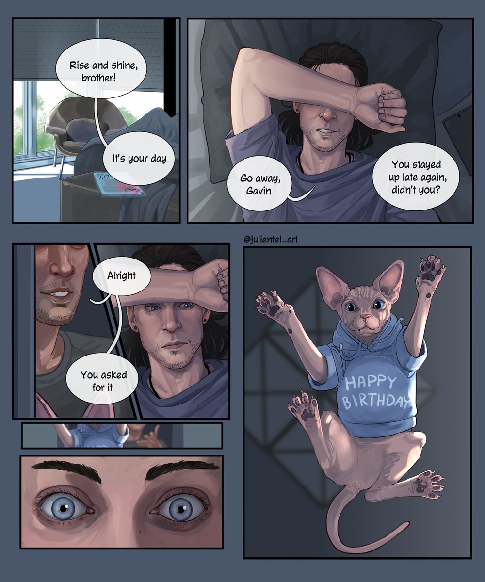 julientel_art's tweet image. Happy Birthday to Elijah 🎂
#DetroitBecomeHuman
#GavinReed #ElijahKamski