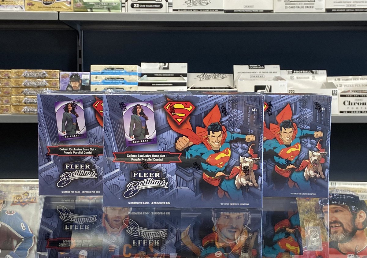 Breakaway (@breakaway_sc) on Twitter photo New <a href="/UpperDeckEnt/">Upper Deck Entertainment</a> Fleer Brilliants Superman is now available in store & online! Grab a mega box today for $79.99 on our website here: breakawaysc.com/product/2025-u… New <a href="/UpperDeckEnt/">Upper Deck Entertainment</a> Fleer Brilliants Superman is now available in store & online! Grab a mega box today for $79.99 on our website here: breakawaysc.com/product/2025-u…