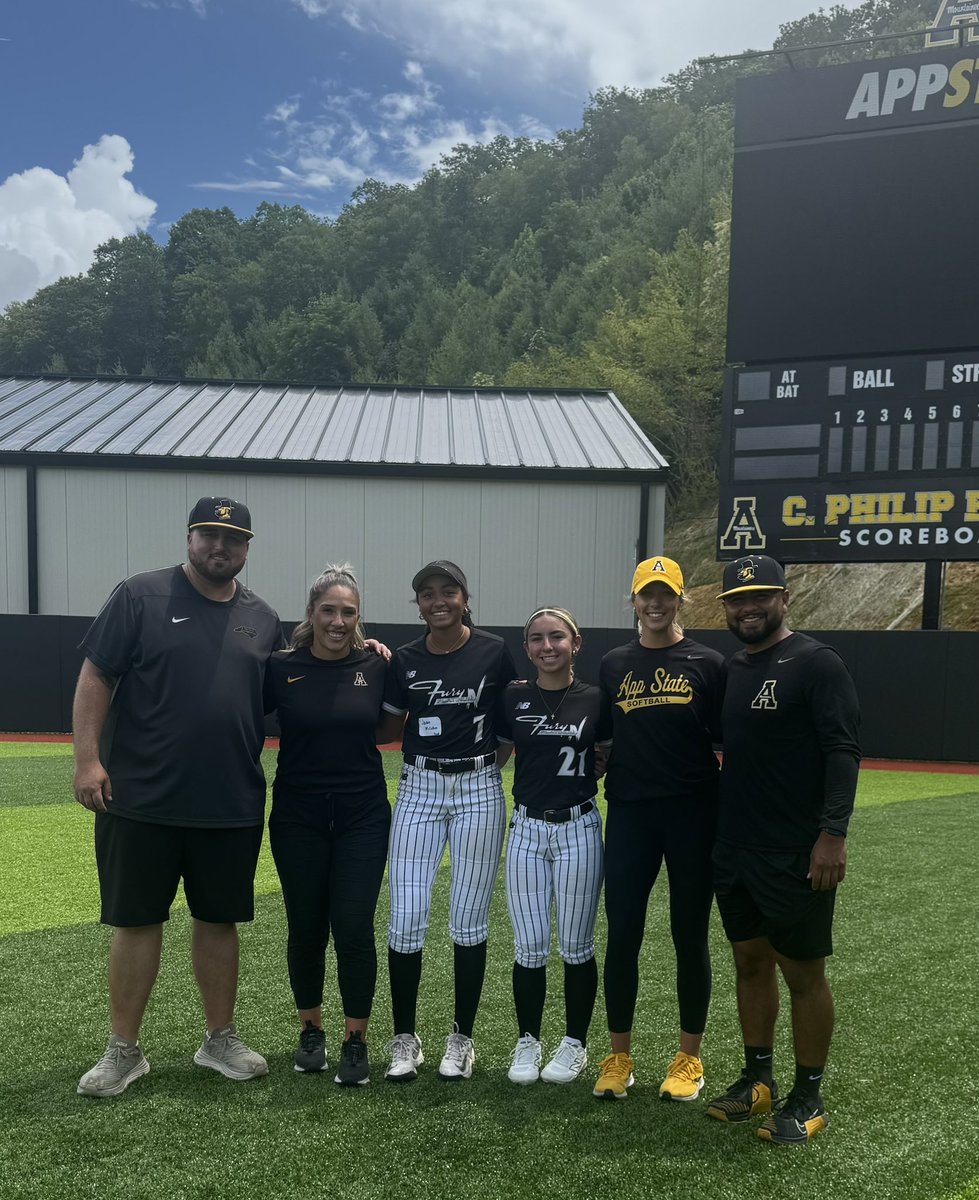 I was very thankful for the opportunity to go back to <a href="/AppStateSB/">App State Softball</a> and experience the amazing camp they put together. I had a great time getting some good reps on the new field with <a href="/JaidenM2028/">Jaiden McCallum 2028</a> Can’t wait to go back again! <a href="/whitjones25/">Whitney Jones</a> <a href="/MattAlberghini/">Matt Alberghini</a> <a href="/AleeexIbarra/">Ibarra-Fernandez</a>