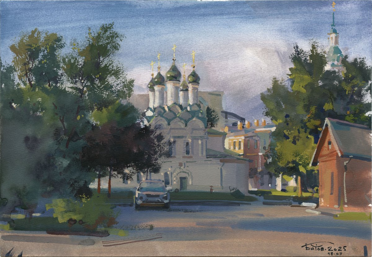 art_bat's tweet photo. https://t.co/jNlbxJ91m7
20250713 Chernigovsky Lane, Moscow / 26x38 / plein air gouache painting.
#Pinax_Extra #гуашь #urbansketchers #пленэр #акварель #этюды #gouache #АкварельнаяМосква #WatercolorMoscow #pleinair_russia https://t.co/GJow4aITJE