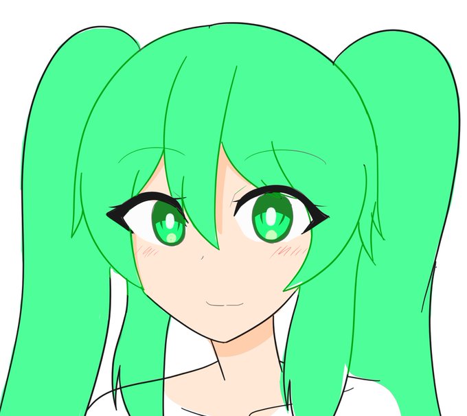 色に彩度高い塗り使うなら、線自体もぼやーっとした薄いやつよりやっぱパキッと濃い感じに描いたほうがいいんだよなあっていう 