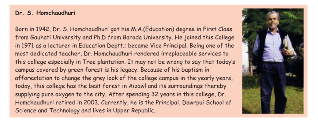 PachhungaColl's tweet photo. OBITUARY 
Puc fraternity is deeply saddened to hear the demise of our beloved Dr. S. Homchaudhury, former vice-principal of the college, and head of the department of Education. The college offers condolences to the bereaved family of Dr. Homchaudhury. https://t.co/22iny7wuTB