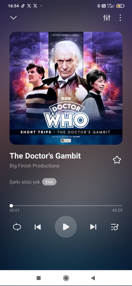 doctorwhotrcom's tweet photo. Jacqueline Rayner tarafından, Steven Taylor’ın 60. yılı onuruna kaleme alınan iki bölümlük Short Trips seti Feast of Steven'ın ikinci bölümü olan The Doctor’s Gambit ile bu özel maceranın finaline ulaştım.

#DoctorWho #BigFinish #ShortTrips https://t.co/dVpBQU2iyg