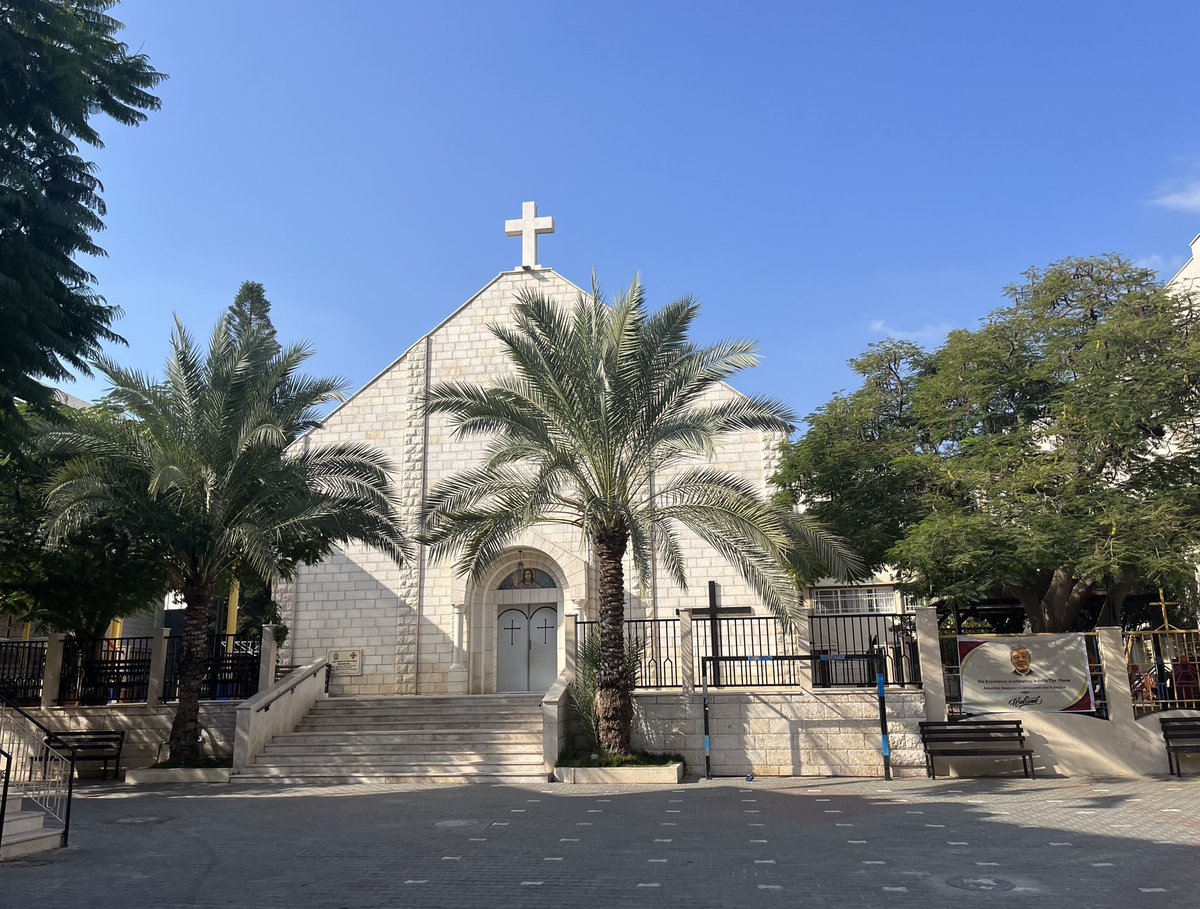 sahouraxo's tweet photo. BREAKING:

Israel bombed the Holy Family Church in Gaza this morning.

Two Christian women were killed. Several others injured — including the priest.

A church. Gaza’s only Catholic Church.

The same church Pope Francis called daily during the genocide.

This is evil. https://t.co/98FO91vrfq