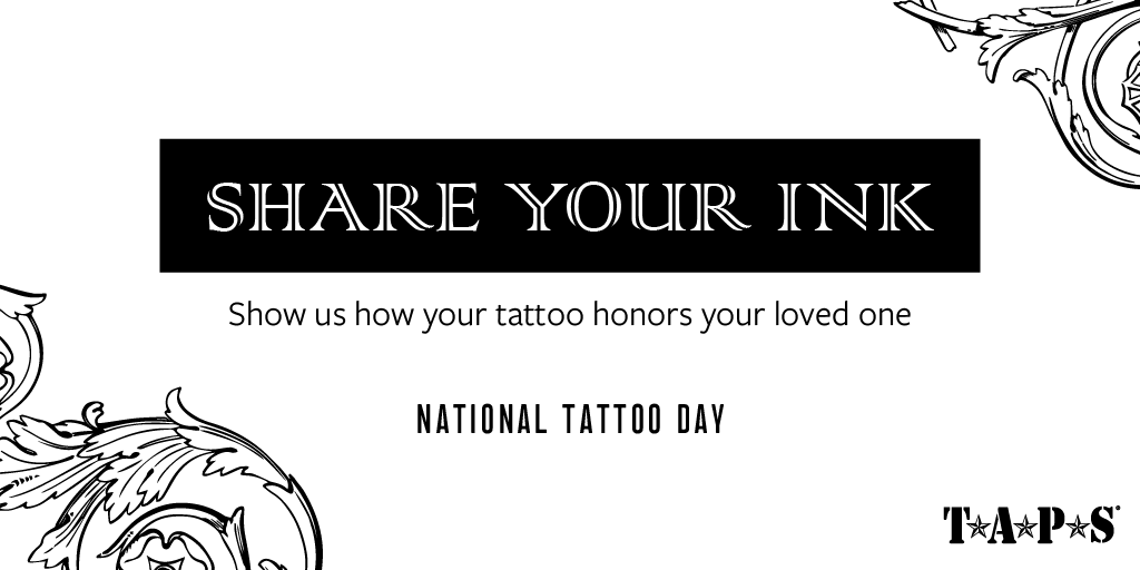 TAPSorg's tweet image. Got ink in honor of your loved one? Show it off! Drop a photo of your tattoo in the comments and share the story behind it. 🖋️❤️
Let’s celebrate their memory together. 🌟
#ShareYourInk #TattooTribute #NationalTattooDay