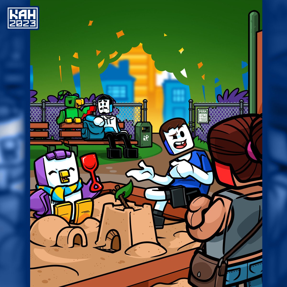 MrHinkleDraws's tweet image. Who’s making sand igloos this Summer? ❄️🏖️ #ProGamersGuide to Making Friends available NOW in my shop (autographed by both the author and myself)!
@ProGamersGuide @BricksOBrian
#MrHinkleDraws #BricksOBrian #ProGamersGuide #Art #ChildrensLit #KidsBook #SandCastle #PGG