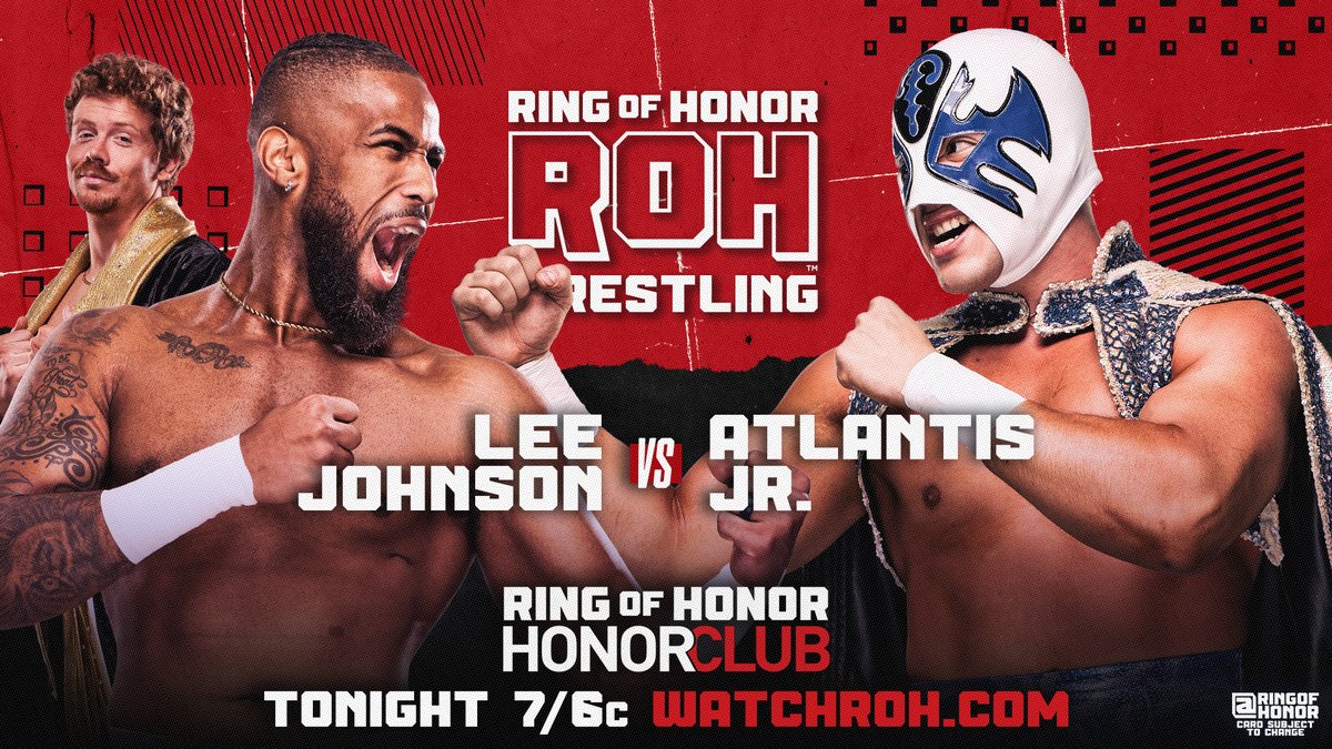 ringofhonor's tweet image. Feel the fallout from Supercard of Honor with a brand new episode of ROH TV TONIGHT at 7PM ET / 6PM CT!
📺 Watch it exclusively on #HonorClub at WatchROH.com
