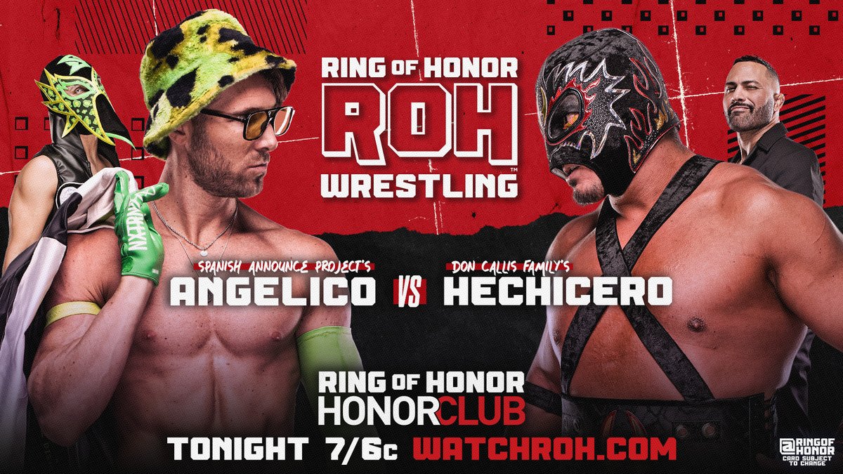 ringofhonor's tweet image. Feel the fallout from Supercard of Honor with a brand new episode of ROH TV TONIGHT at 7PM ET / 6PM CT!
📺 Watch it exclusively on #HonorClub at WatchROH.com