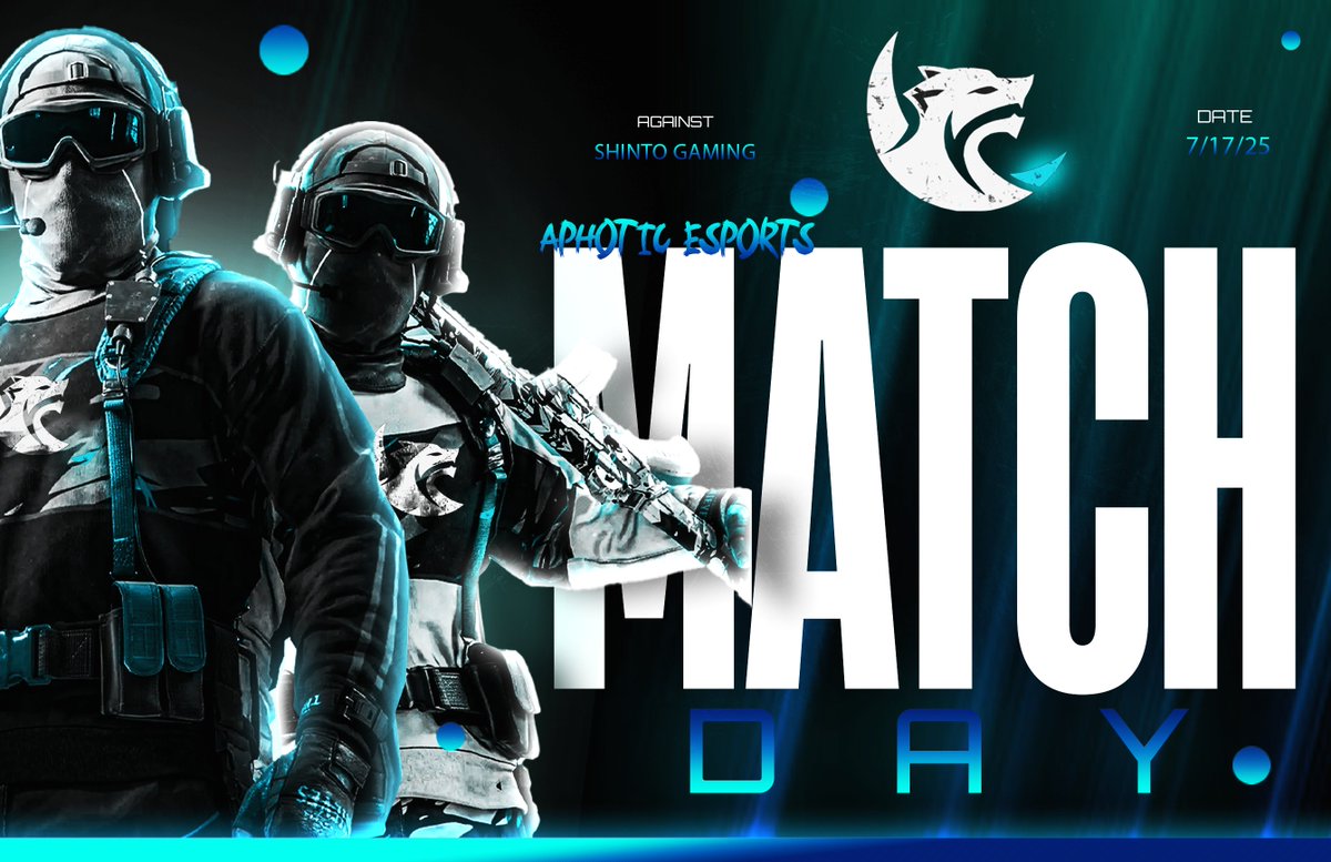 Aphotic Esports (@aphoticofficial) on Twitter photo Game day in the <a href="/ZGLCallofDuty/">Zoned Out Gaming League</a> Masters Division .
It all comes down to this!
Aphotic Esports
🆚
<a href="/ShintoGC/">Shinto Gaming Club</a>
Tonight at 8:00pm EST
<a href="/YooZephCOD/">Zeph</a>
<a href="/FletchTheDude/">Fletch</a>
<a href="/vexxprr/">Vexxprr</a>
<a href="/AETERNACoD/">ÆTEЯNA</a>
#AphoticGo #AphoticPittsburgh #Pittsburgh #gaming_news #Leagues #CallofDuty <a href="/CODLeague/">Call of Duty League</a> Game day in the <a href="/ZGLCallofDuty/">Zoned Out Gaming League</a> Masters Division .
It all comes down to this!
Aphotic Esports
🆚
<a href="/ShintoGC/">Shinto Gaming Club</a>
Tonight at 8:00pm EST
<a href="/YooZephCOD/">Zeph</a>
<a href="/FletchTheDude/">Fletch</a>
<a href="/vexxprr/">Vexxprr</a>
<a href="/AETERNACoD/">ÆTEЯNA</a>
#AphoticGo #AphoticPittsburgh #Pittsburgh #gaming_news #Leagues #CallofDuty <a href="/CODLeague/">Call of Duty League</a>