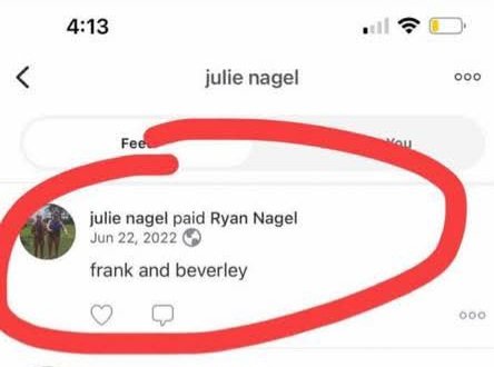 antonisanchezx's tweet image. Judge Beverly Cannone stated that this Venmo payment from Julie Nagel to Ryan Nagel had nothing to do with her because she spells her name differently. Many speculate that they rented her house in Cape Cod during the trial.