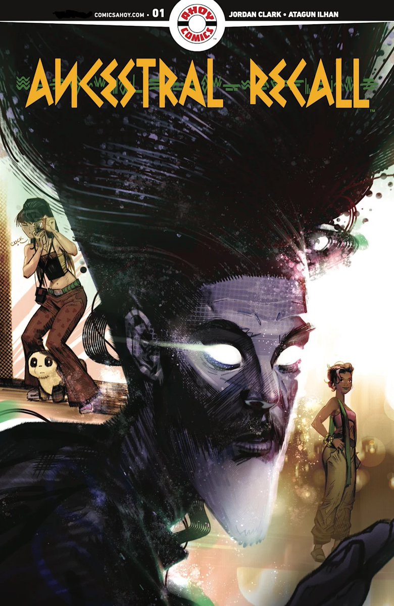 kharyrandolph's tweet image. Jordan Clark and Atagun Ilhan's ANCESTRAL RECALL #1, out August 6th. Covers by myself and Atagun Ilhan. Published by @AhoyComicMags.