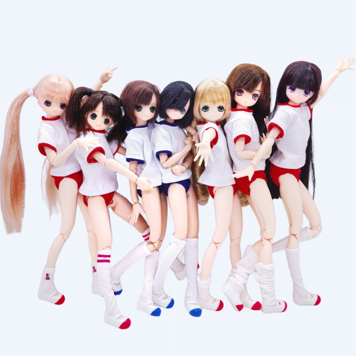 みんな一緒！
#azone #ドール #アゾン #アゾカツ #えっくすきゅーと