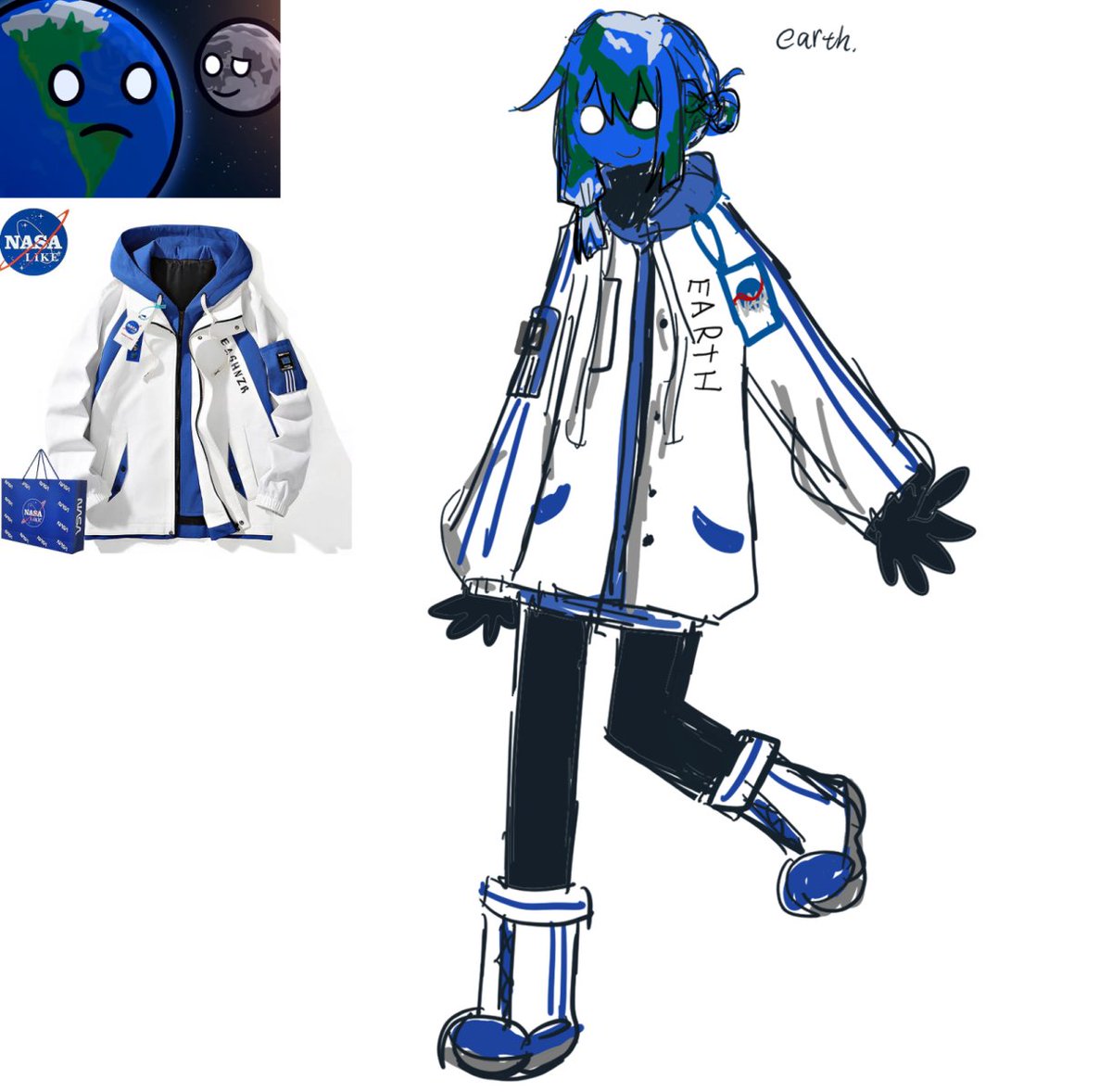 #solarballs gijinkas i made for fun