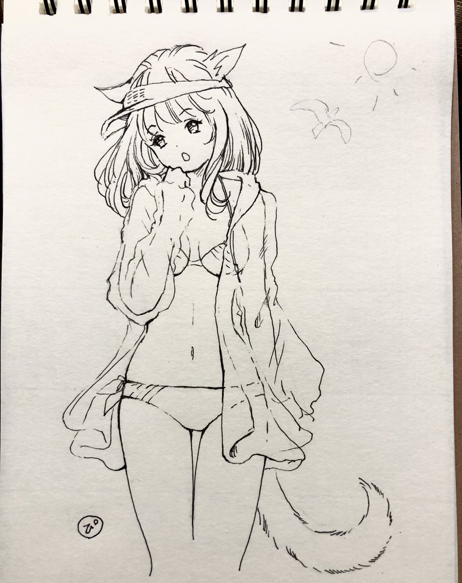 piyo_dango's tweet image. 寝る前のらくがき
おやすみなさい⭐😴💤