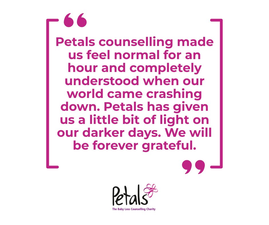 🩷 There is nothing normal about losing your baby.

But your pain is real and your feelings are valid, and we are here to support you as you navigate the heartbreak of baby loss.

#BabyLoss #PetalsCounselling #PetalsTogether #BabyLossCounselling #BereavementCounselling