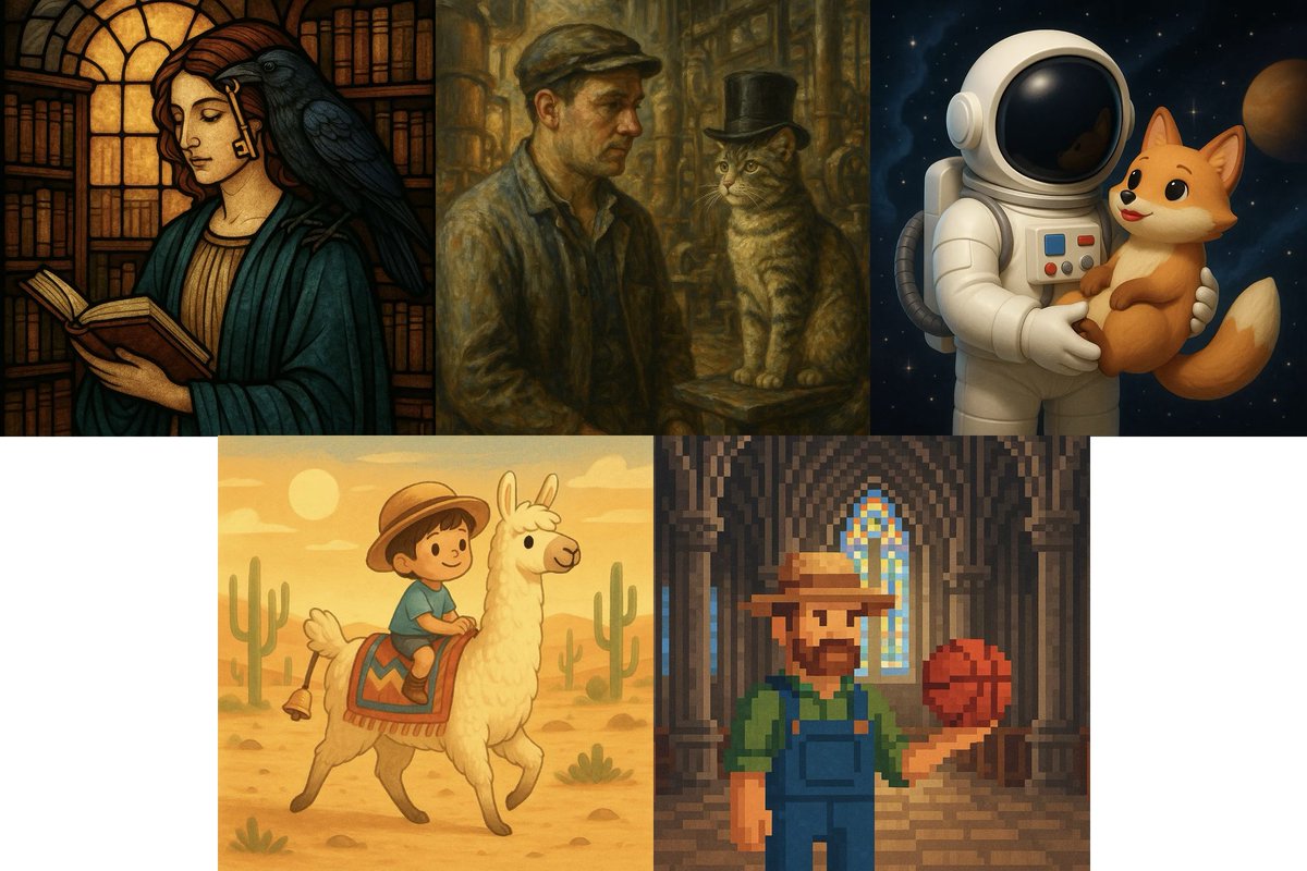 There's only 3 years between the first and last prompt to image here.  (Jun '22, Jan '24, Jun '25)

It's worth remembering this when someone tells you AI isn't very good at [X]