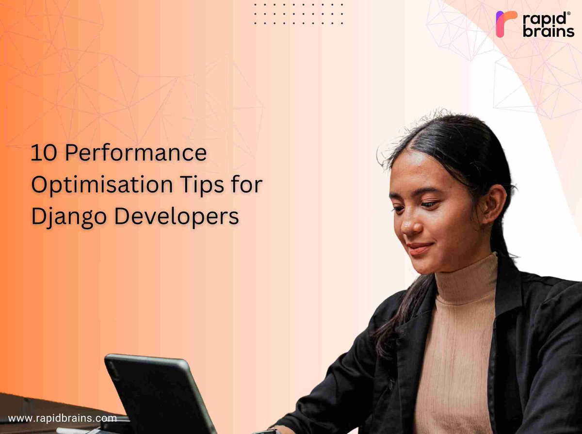 rapidbrains's tweet image. 10 Ways to Optimise Your Django App
Discover 10 practical performance tips to scale faster and cut costs - without compromising user experience.
Explore more: l1nq.com/kj5Vz
#benefitsofDjango #DjangoDevelopers #HireDjangoDevelopers #RapidBrains #WebDevelopment