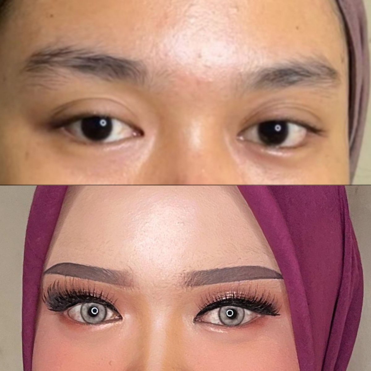 Intanhst's tweet photo. Sejauh ini masih bertahan ngemakeup client tanpa cukur alis 🥰 https://t.co/lOR0g3D6B6