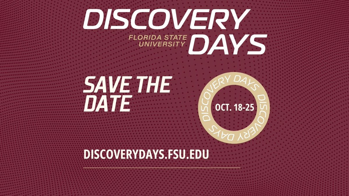 Check out discoverydays.fsu.edu for information!