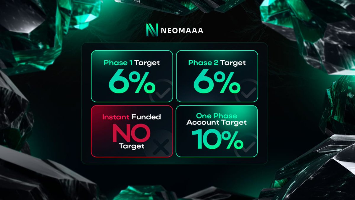 Emperor Private π― (@emperor_bt1) on Twitter photo π― *Want to get funded and earn real payouts?*
NEOMAAA has the plan for YOU! π°π
π¦ 2-Phase Challenge:
β’ Phase 1 Target β 6%
β’ Phase 2 Target β 6%
β‘ One-Phase Challenge:
β’ Just 10% target and youβre funded!
Let your trading skills pay off!!
<a href="/neomaaafunds/">NeomAAA Funds | Prop Trading Firm</a> π― *Want to get funded and earn real payouts?*
NEOMAAA has the plan for YOU! π°π
π¦ 2-Phase Challenge:
β’ Phase 1 Target β 6%
β’ Phase 2 Target β 6%
β‘ One-Phase Challenge:
β’ Just 10% target and youβre funded!
Let your trading skills pay off!!
<a href="/neomaaafunds/">NeomAAA Funds | Prop Trading Firm</a>