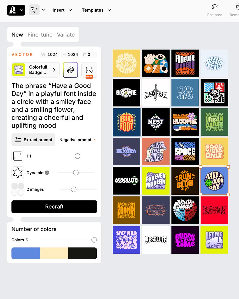 recraftai's tweet image. 🚀New logo & poster styles available in Recraft.
Like what you see?
For exact prompts + styles check the project: go.recraft.ai/jsos40
Perfect for bold posters, custom logos, merch & more
