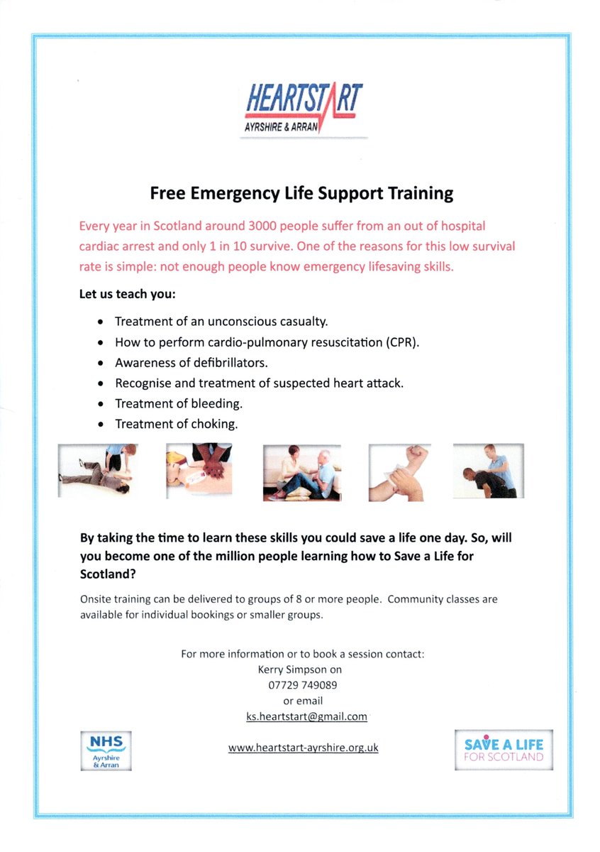 Heartstart Ayrshire & Arran (@heartstartaa) on Twitter photo 