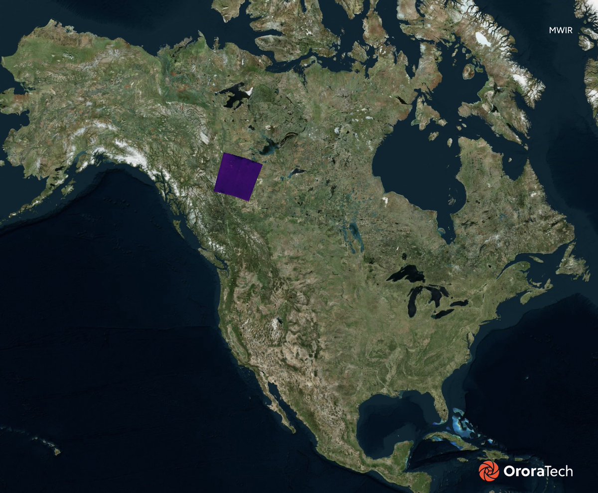 OroraTech's tweet image. There you have it! Canada’s #firedetection from our wildfire constellation. 

High-resolution images like this are crucial for #heatdetection and monitoring when looking for #wildfires, focusing on specific target areas.
 
What do you want to see next?👇