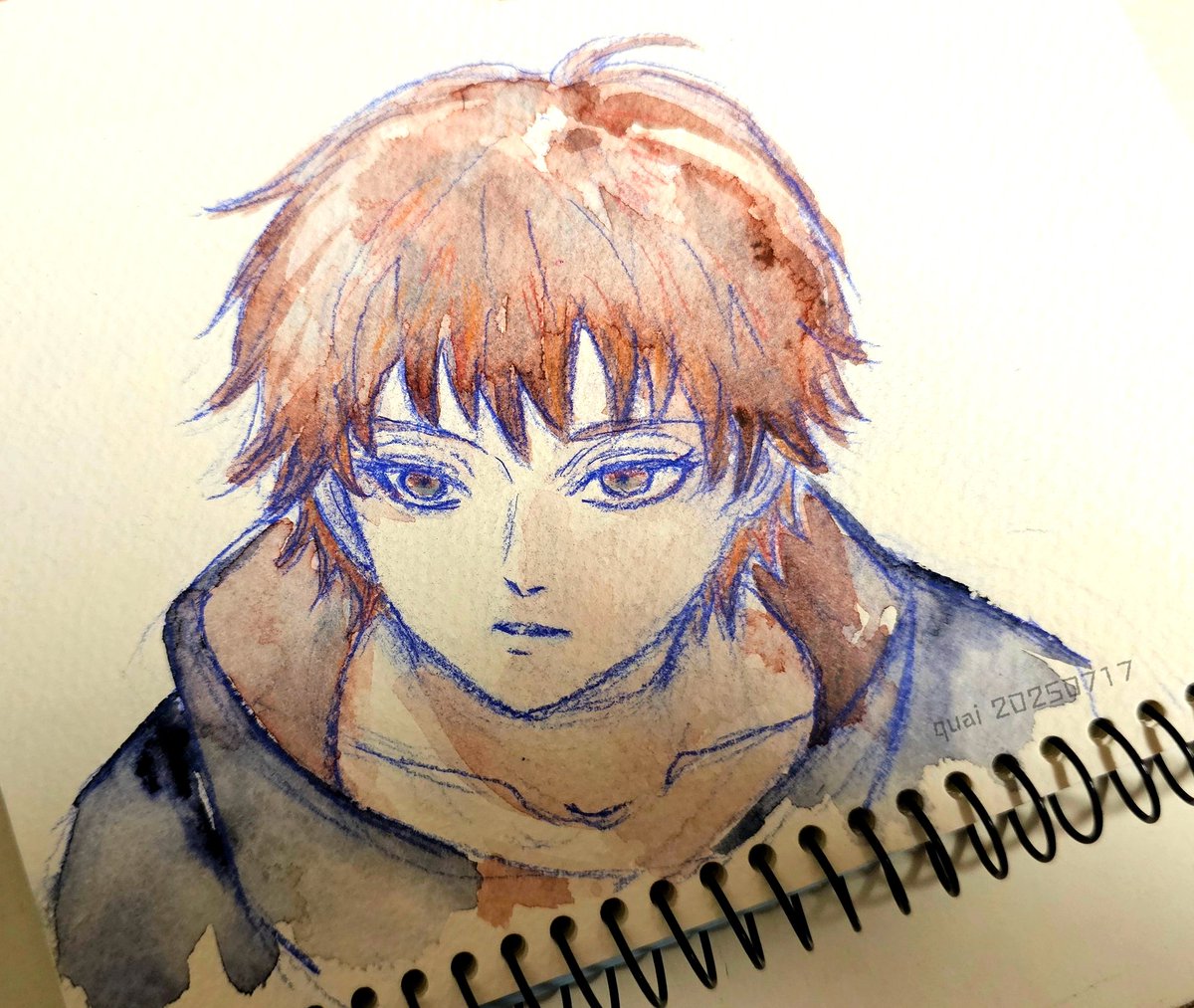 「練習(暁色) 分離色の色合い出すの難しい〜」|quaiのイラスト