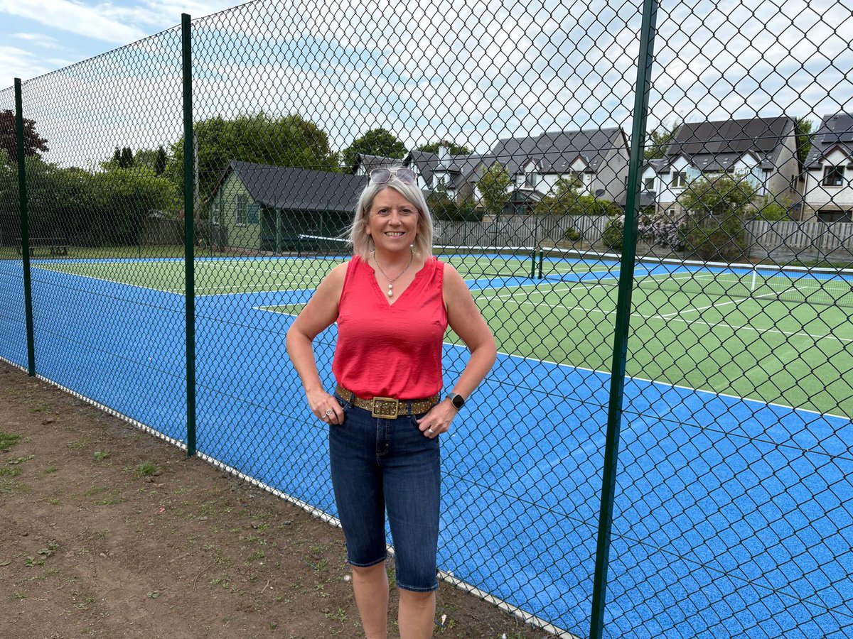 SueJWebber's tweet image. Juniper Green tennis courts open following community-driven renovations – The City of Edinburgh Council edinburgh.gov.uk/news/article/1…