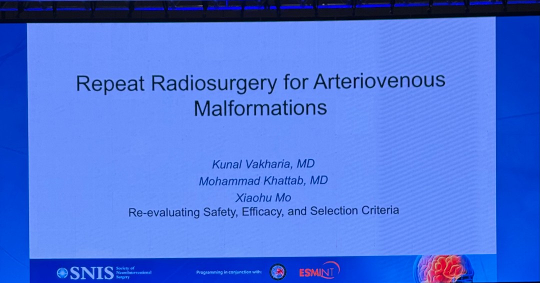 JNIS_BMJ's tweet image. How do patients do with repeat SRS for AVMs? Dr. Vakharia presents their data #SNIS2025 @SNISInfo @esmintsociety @cvsection @cvsection_aanscns
@fcalbuquerque51 @dr_mchen @DanniDiestro @MattAmansMD @ducruetaf
@MattFusco_MD @DrAltschul @cruzcerebri @niko_mou @aliyasiddiqui04