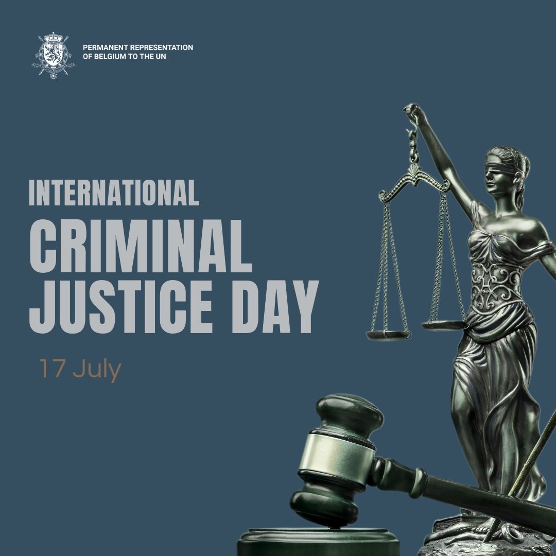 🧑‍⚖️Today is International Criminal Justice Day, marking the <a href="/IntlCrimCourt/">Int'l Criminal Court</a>'s founding.

🇧🇪 is particularly committed to justice, accountability &amp; victims’ rights.

⚖️ We are deeply concerned by sanctions against the ICC &amp; its officials. The Court needs our support more than ever.