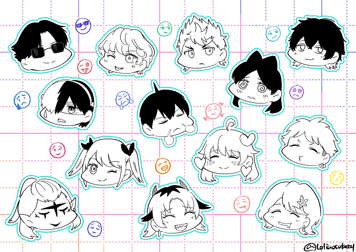 絵文字デーらしいので
ｳｨｳｫキャラ絵文字詰め合わせ！！🪄