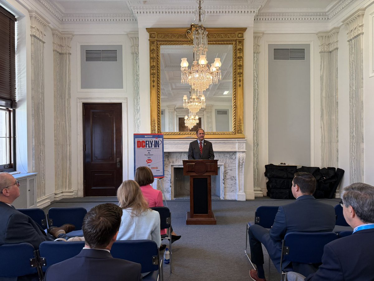 Thank you to <a href="/RepAndyBarr/">Congressman Andy Barr</a> for meeting with our group this morning! Special thank you to our meeting sponsor, McBrayer #2025DCFlyIn #OnTheHill