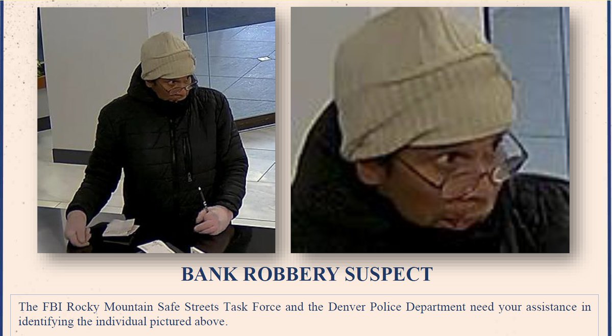 SAC Michalek spoke to @NYTimes about the successful efforts of FBI Denver Safe Streets Task Force to reduce bank robberies in metro Denver by targeting violent &amp; repeat offenders with federal prosecution. We publicized cases to highlight consequences. 
ow.ly/KX6U50Wrf1L