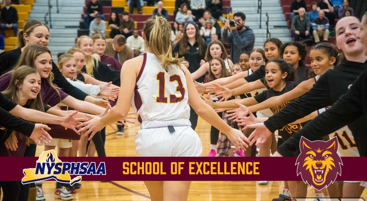 🏆 Colonie Central High School has been named a School of Excellence by <a href="/NYSPHSAA/">NYSPHSAA</a> for 2024-25! This honor recognizes the outstanding academic achievements of our student-athletes. #RunWithThePack