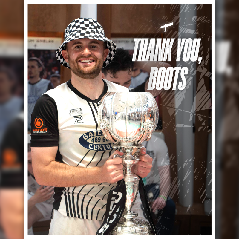 GatesheadFC's tweet photo. Regan Booty has joined League Two side @BarrowAFC for an undisclosed fee.

Thank you and best of luck for the future, Boots 👊

#WorClub ⚪️⚫️