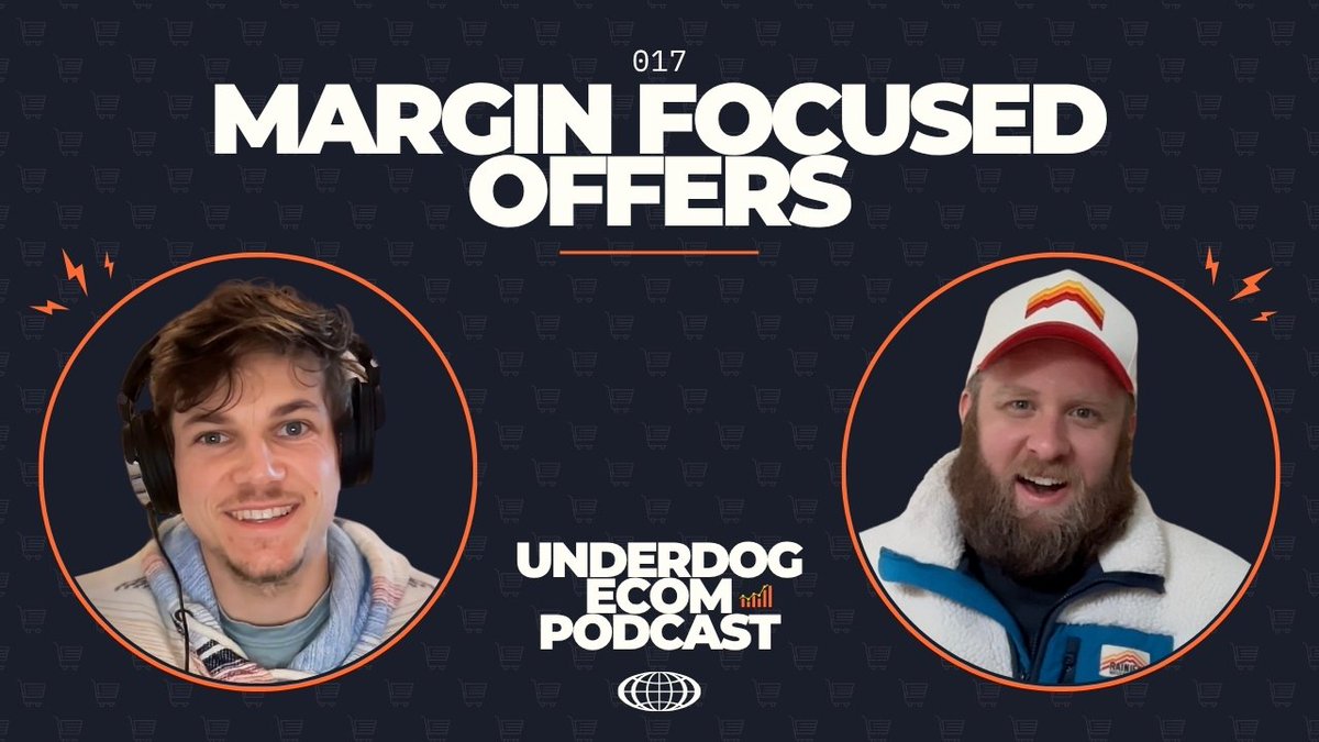 New Podcast Episode is up! 🚀

EP017 (yes, 🤯, we need to post more here I reckon)

It's all about sales strategies, including tiered discounts, gift card incentives, and how to track what actually worked. 

Online: podcast.underdogecom.com/17 and on YouTube: youtube.com/watch?v=Hofciy…