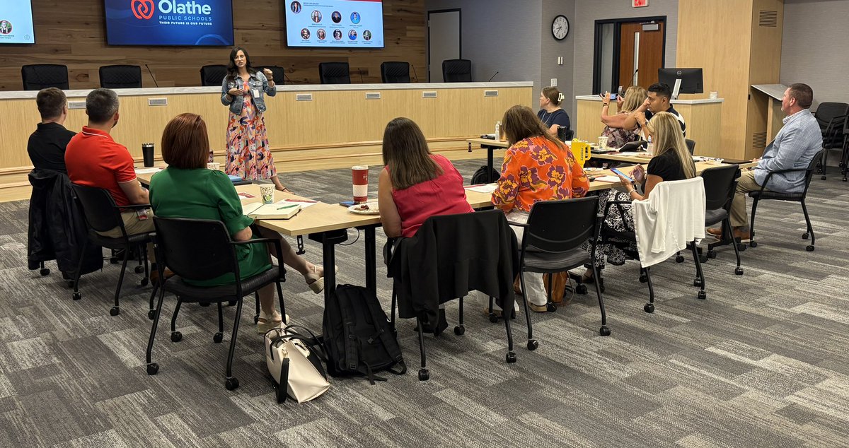 New Administrators in the house today! Welcome Home! <a href="/olatheschools/">Olathe Public Schools</a>