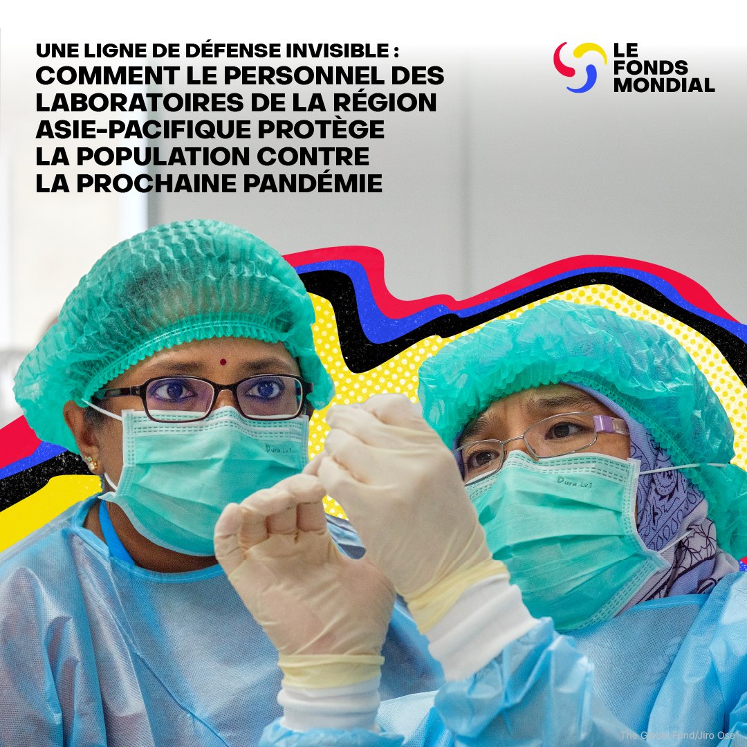 GlobalFund's tweet image. Le personnel des laboratoires de la région Asie-Pacifique détecte des agents pathogènes mortels et protège des millions de personnes. Le @GlobalFund aide au renforcement des laboratoires dans toute la région afin que les pays puissent détecter les menaces de façon précoce, y…